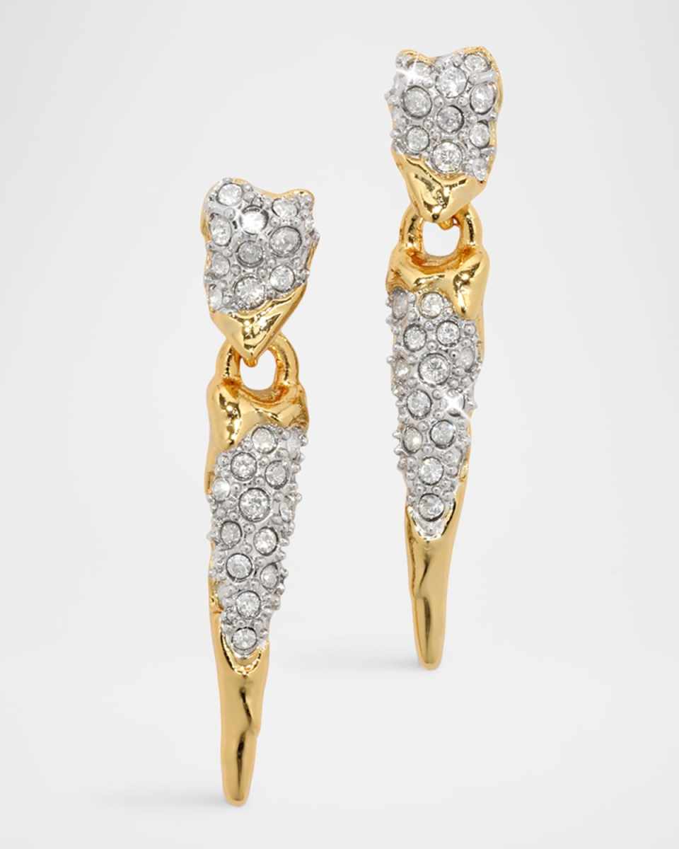 Solanales Crystal Spear Drop Earrings